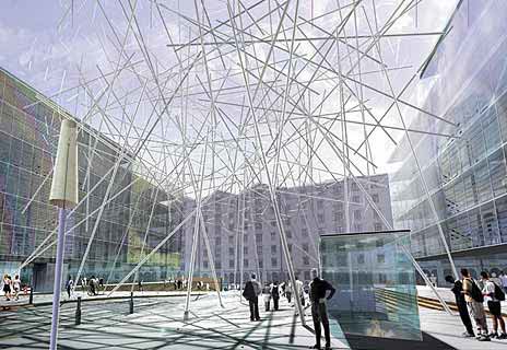 Miguel Chevalier, Fractal Cloud 1, work-in-progress