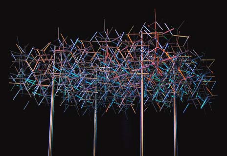 Miguel Chevalier, Fractal Cloud 6, work-in-progress