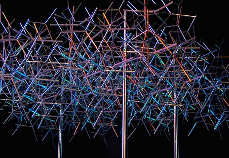 Miguel Chevalier, Fractal Cloud 7, work-in-progress