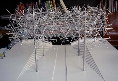 Miguel Chevalier, Fractal Cloud 8, work-in-progress