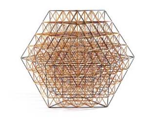 Buckminster Fuller, Wichita House figure from fortune magazine, 1946