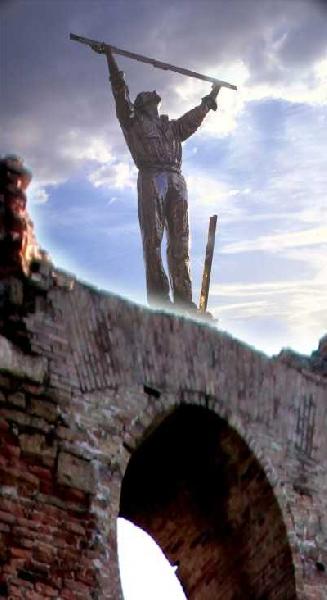 Jan Fabre, Man Measuring the Clouds