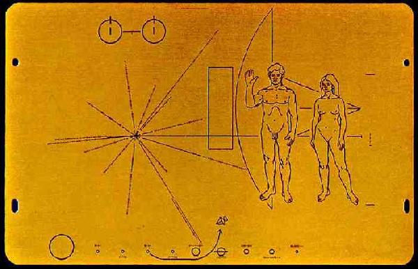 Carl Sagan, Pioneer Plaque 3, 1972